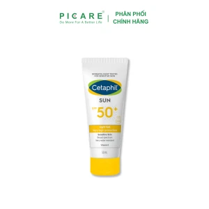Gel Chống Nắng Vật Lý Dịu Lành Cho Da Nhạy Cảm Cetaphil Sun Spf 50 Light Gel 50ml
