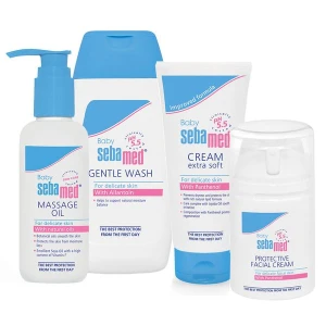 Kem bảo vệ da, trị chàm sữa cho bé Sebamed  Protective Facial Cream pH5.5 50ml