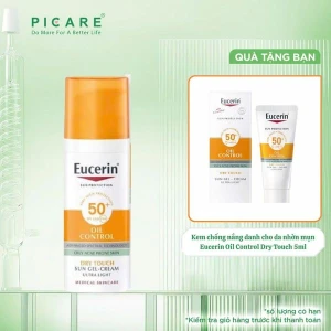 Kem Chống Nắng Cho Da Nhờn Mụn Eucerin Sun Oil Control Dry Touch SPF50 50ml 69767