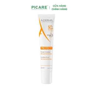 Kem Chống Nắng Dành Cho Da Nhạy Cảm A-derma Protect Invisible Fluid SPF50 40ml