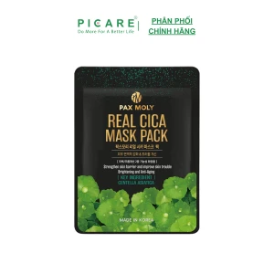 Mặt nạ trà xanh dành cho da thâm mụn PAX MOLY Real Green Tea Mask Pack (25ml)