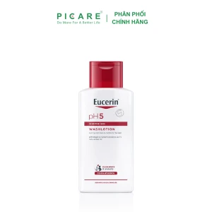 Sữa Tắm Và Rửa Mặt Dành Cho Da Nhạy Cảm Eucerin Washlotion pH5 200ml 63071