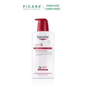 Sữa Tắm Và Rửa Mặt Dành Cho Da Nhạy Cảm Eucerin Washlotion pH5 400ml 63073