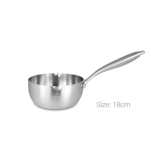 Chảo Inox 3 Lớp Liền Khối Miệng Rót Kalpen Lager