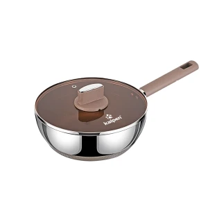 Chảo Inox chống dính 3 lớp đúc liền khối Kalpen Titanium Shield