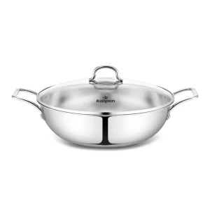 Chảo xào Inox đúc liền Khối Kalpen Lager