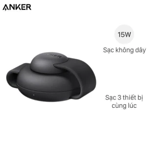 Bộ đế sạc không dây 3 in 1 15W MagGo Anker B25M8