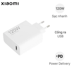 Bộ  sạc nhanh USB PD 120W Xiaomi Charging kèm cáp Type C