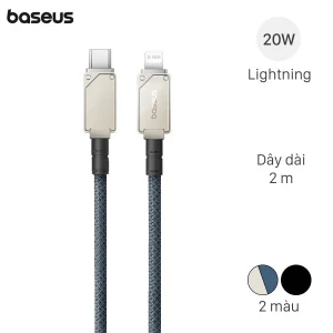 Cáp sạc nhanh Type-C - Type-C 20W 2m Baseus Unbreakable CB000049