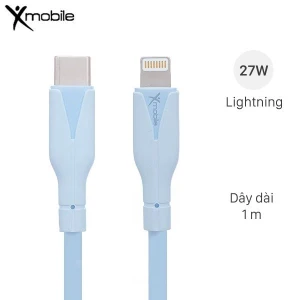 Cáp sạc nhanh và truyền dữ liệu Type-C - Lightning 27W 1m Xmobile L2145