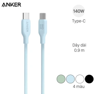 Cáp sạc nhanh và truyền dữ liệu Type-C - Type-C 140W 0.9m Anker 544 Bio A80F1