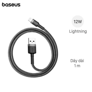 Cáp sạc USB-A - Lightning 12W 1m Baseus Cafule CALKLF-BG1