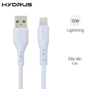 Cáp sạc USB-A - Lightning 12W 1m Hydrus JXL-15