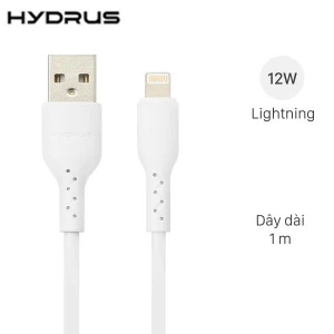 Cáp sạc USB-A - Lightning 12W 1m Hydrus LTPP-10