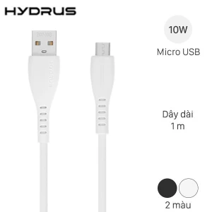 Cáp sạc USB-A - Micro USB 10W 1m Hydrus CS-DC52