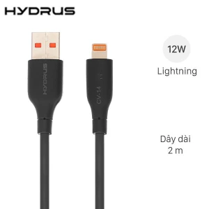 Cáp sạc và truyền dữ liệu USB-A - Lightning 12W 2m Hydrus CV-14
