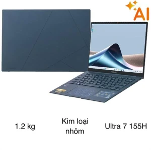 Laptop Asus Zenbook 14 OLED UX3405MA - PP152W (Ultra 7 155H, 32GB, 1TB, 2.8K OLED 120Hz, Win11)