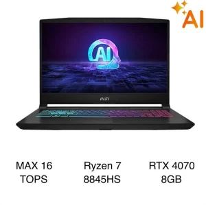 Laptop MSI Gaming Katana A15 AI B8VG - 465VN (R7 8845HS, 16GB, 1TB, RTX 4070 8GB, Full HD 144Hz, Win11)