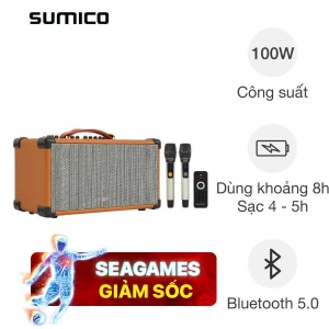Loa karaoke xách tay Sumico BT-S52 100W