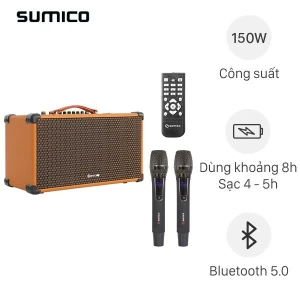 Loa karaoke xách tay Sumico BT-S65 150W
