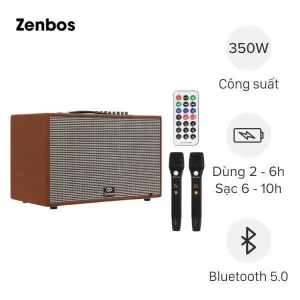 Loa karaoke xách tay Zenbos K-260 350W