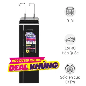Máy lọc nước RO nóng nguội lạnh Hydrogen ion kiềm Mutosi MP-P89K 9 lõi