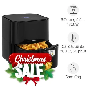 Nồi chiên không dầu Lock&Lock 5.5 lít EJF996BLK