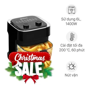 Nồi chiên không dầu Mishio 7 lít MK373