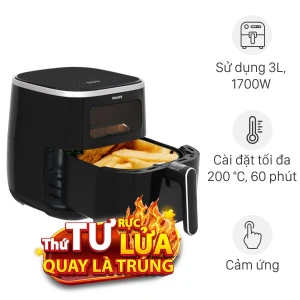 Nồi chiên không dầu Philips 5.6 lít HD9257/80