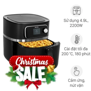 Nồi chiên không dầu Philips 8.3 lít HD9880/90