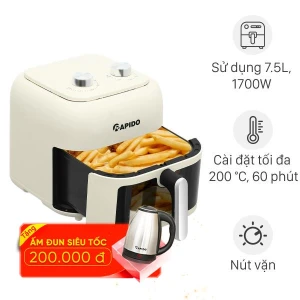 Nồi chiên không dầu Rapido 7.5 lít RAF-7.5M3
