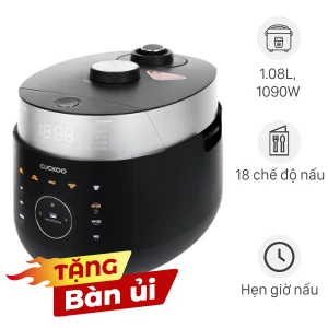 Nồi cơm áp suất cao tần Cuckoo 1.08 lít CRP-LHTR0609F/BKSIVNCV