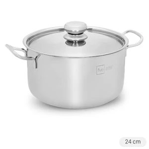 Nồi inox 3 đáy nắp inox 24 cm Fivestar FSN24-SW