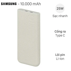 Pin sạc dự phòng 10000 mAh Type C PD 25W Samsung EB-P3400