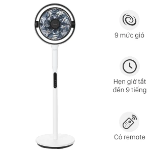 Quạt tuần hoàn Toshiba trước 7 cánh - sau 9 cánh F-DSC80XVN(W) 25W