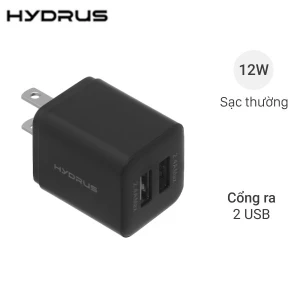 Sạc 2 cổng USB 12W Hydrus H-35