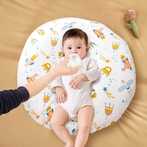 Gối chống trào ngược cho bé sợi muslin Wooji 56122