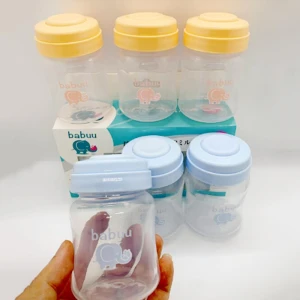 Hộp 3 Bình trữ sữa đựng sữa mẹ Babuu 79105