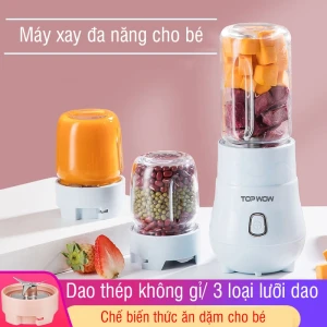 Máy xay đa năng Topwow 3 cối 3 lưỡi khác nhau 40026