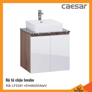 Bộ tủ chậu lavabo Caesar LF5261 EH46001AWV