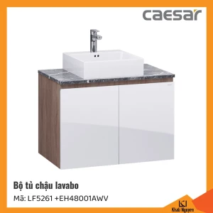 Bộ tủ chậu lavabo Caesar LF5261 EH48001AWV