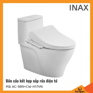 Bồn cầu nắp rửa điện tử Inax AC-989 CW-H17VN