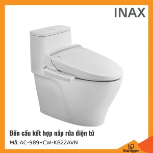 Bồn cầu nắp rửa điện tử Inax AC-989 CW-KB22AVN
