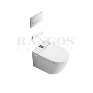 Bồn cầu thông minh Rangos RG-AFW8004 | Nắp đóng mở tự động | Khử tia UV