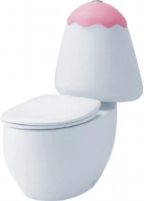 Bồn Cầu Trẻ Em Cotto C15017 Googai Hai Khối Thoát Ngang