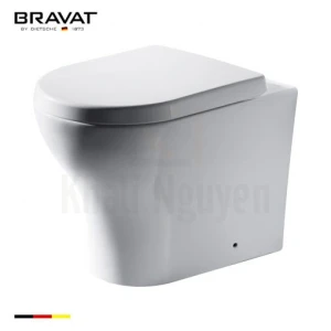 Bồn Cầu Treo Tường Bravat C01018W-A-ENG Két Nước Âm Tường