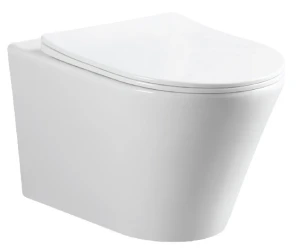 Bồn Cầu Treo Tường Korest BKR9312W Xả Thẳng, Nắp Đặc UF| Thương Hiệu Đức