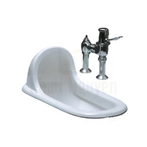 Bồn Cầu Xổm CAESAR C1230 BF449 Kèm Bộ Xả