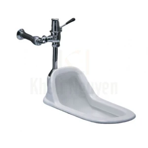 Bồn Cầu Xổm CAESAR C1250 BF446 Kèm Bộ Xả