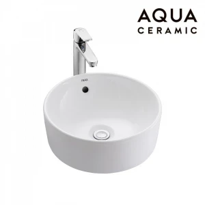 Chậu Rửa Lavabo Inax AL-295V Đặt Bàn Tròn Aqua Ceramic
